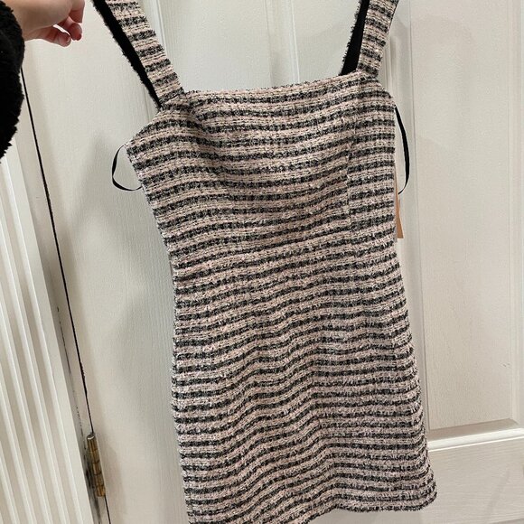 AQUA Tweed Bustier Dress - 100% Exclusive - Picture 2 of 4